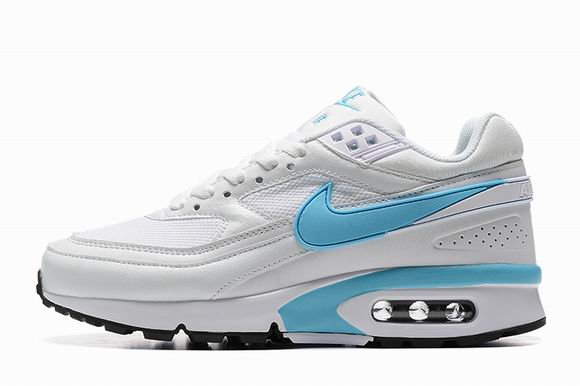 Nike Air Max BW 91 Women's Shoes Cheap China White Baby Blue-32 - Click Image to Close